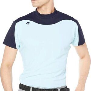 DESCENTE GOLF SHIRT Saxophon Size Large